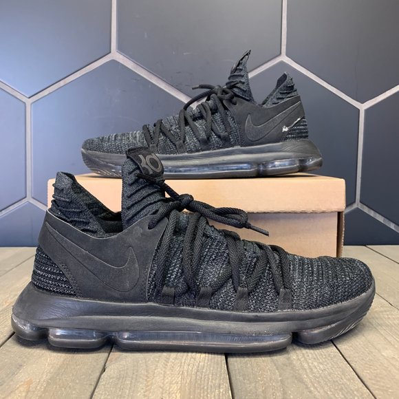 Nike Other - Used Nike Kevin Durant 10 Triple Black Shoe